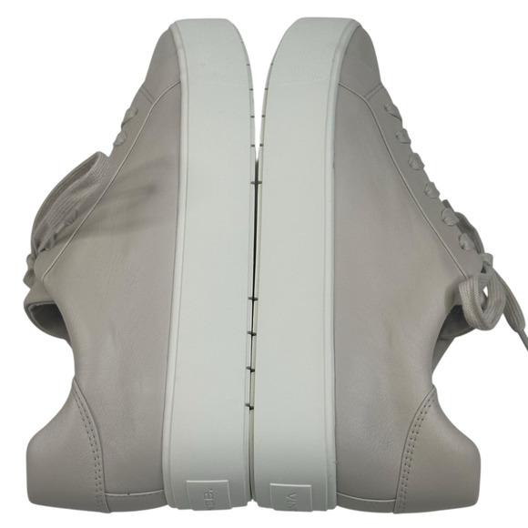Vince Benfield Off-White Leather Platform Lace Up Sneakers Womens 8.5M New $250 - Picture 5 of 11